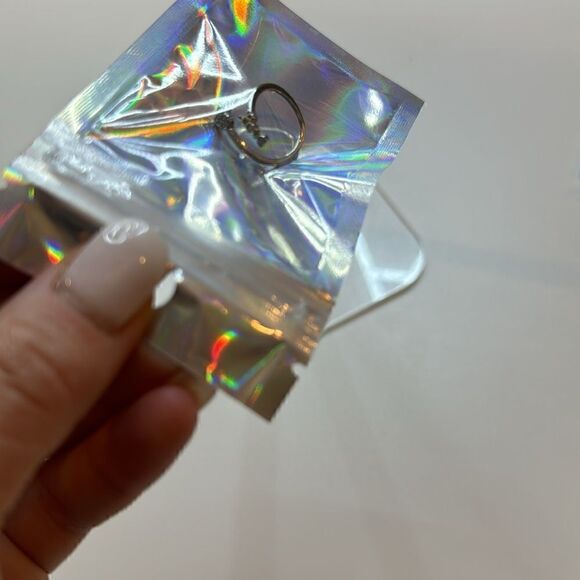 Love Ring Silver Multi Size Stretchable - Picture 3 of 3